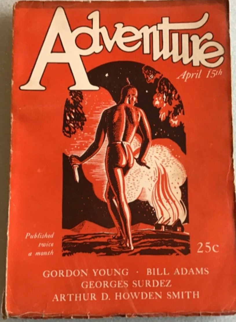 "Adventure" Magazine Cover